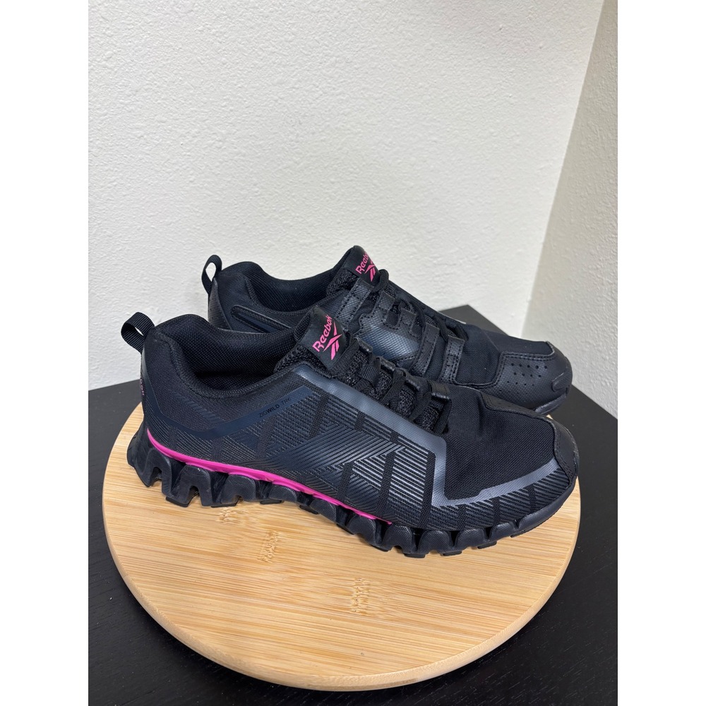 Reebok ZigWild TR 6 Women 10.5 Black Pink ZigTech Trail Running Shoes FX1439